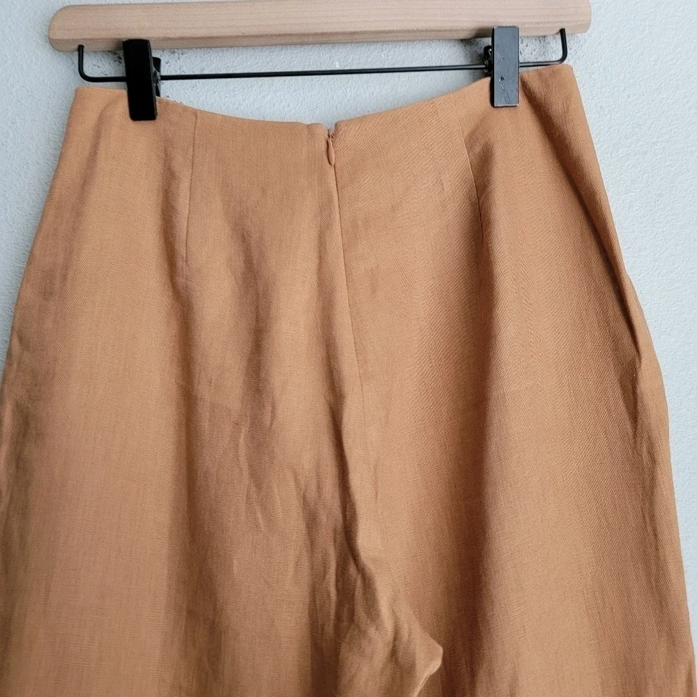 Reformation Justin Linen Pant in Barley size 2 NWT